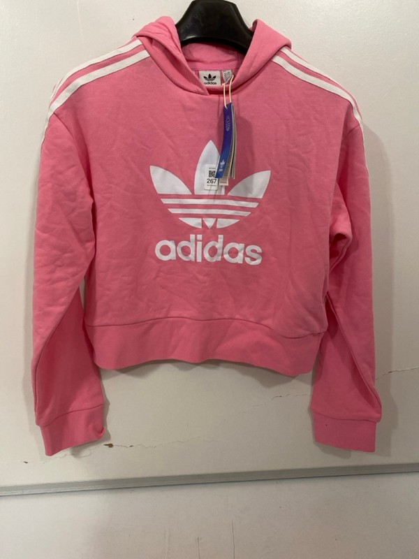 Lot 267  
            Nottingham SR7 – Delivery Only 

                
ADIDAS KIDS PINK CROPPED HOODIE SIZE: 14-15YRS