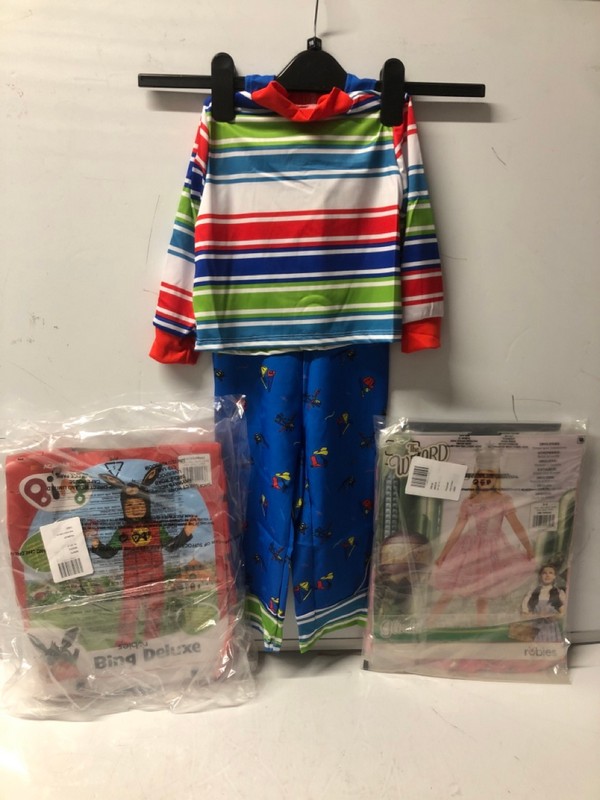 Lot 348  
            Nottingham SR7 – Delivery Only 

                
QTY OF KIDS FANCY DRESS COSTUMES INC VENOM AND POWER RANGERS - Image 3