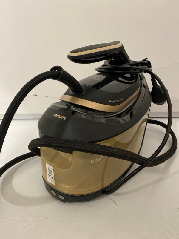 Lot 394  
            Nottingham SR7 – Delivery Only 

                
PHILIPS PERFECT CARE 6000 STEAM IRON