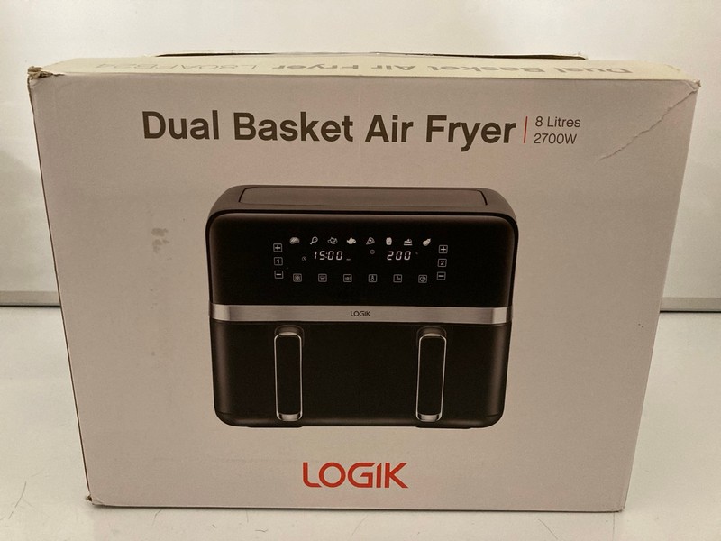 Lot 397  
            Nottingham SR7 – Delivery Only 

                
LOGIK DUAL BASKET 8L AIR FRYER