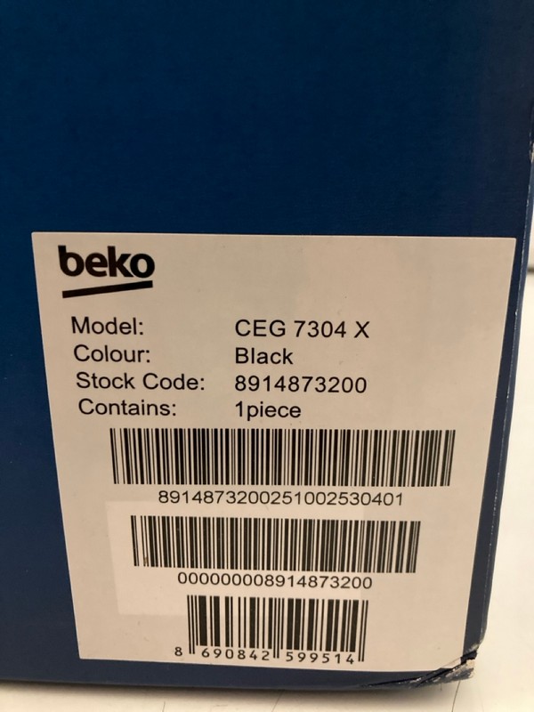 Lot 3  
            Nottingham SR7 – Delivery Only 

                
BEKO CAFFE EXPERTO SERIES CE7500 COFFEE MACHINE MODEL: CEG7304X ORIGINAL RRP £399.00