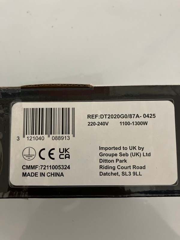 Lot 403  
            Nottingham SR7 – Delivery Only 

                
2 X TEFAL PURE POP GARMENT STEAMERS