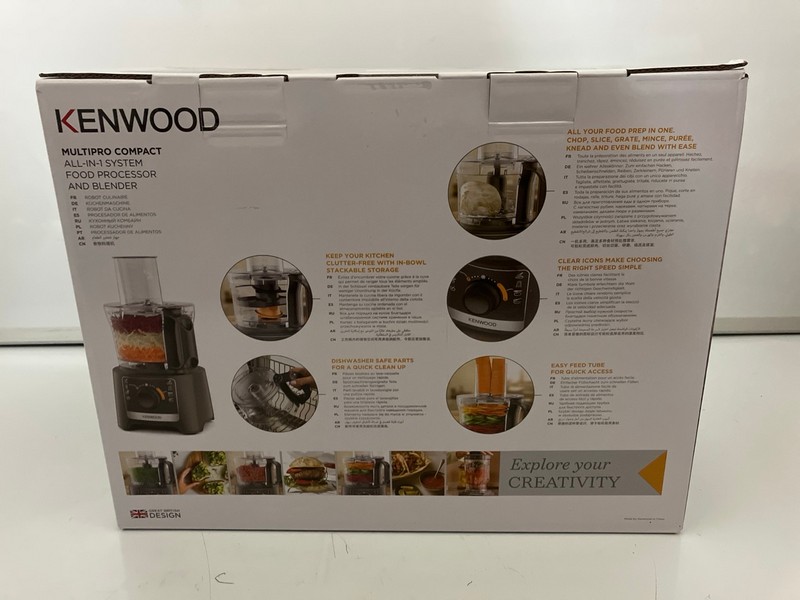 Lot 405  
            Nottingham SR7 – Delivery Only 

                
KENWOOD MULTIPRO COMPACT ALL IN 1 SYSTEM FOOD PROCESSOR AND BLENDER - Image 2