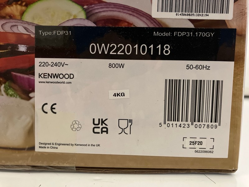 Lot 405  
            Nottingham SR7 – Delivery Only 

                
KENWOOD MULTIPRO COMPACT ALL IN 1 SYSTEM FOOD PROCESSOR AND BLENDER - Image 3
