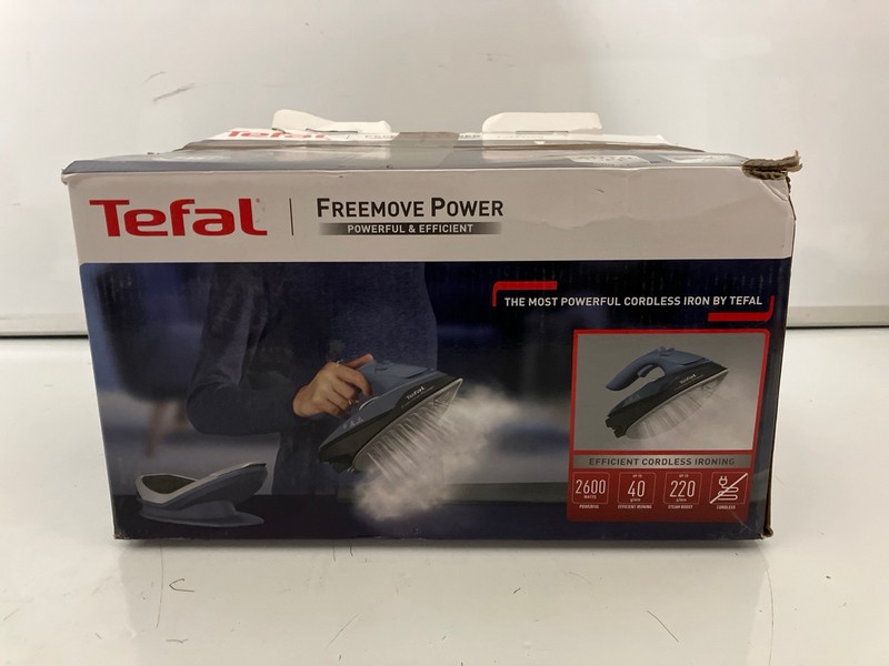 Lot 407  
            Nottingham SR7 – Delivery Only 

                
TEFAL FREEMOVE POWER STEAM IRON