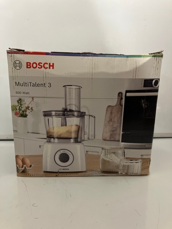 Lot 408  
            Nottingham SR7 – Delivery Only 

                
BOSCH MULTITALENT 3 800W FOOD MIXER