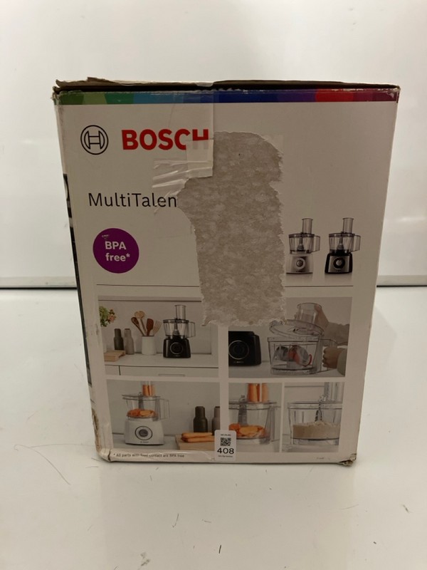 Lot 408  
            Nottingham SR7 – Delivery Only 

                
BOSCH MULTITALENT 3 800W FOOD MIXER - Image 4