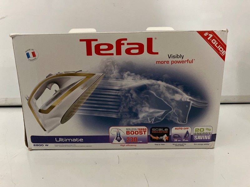 Lot 416  
            Nottingham SR7 – Delivery Only 

                
2 X IRONS INC TEFAL ULTIMATE STEAM IRON - Image 2