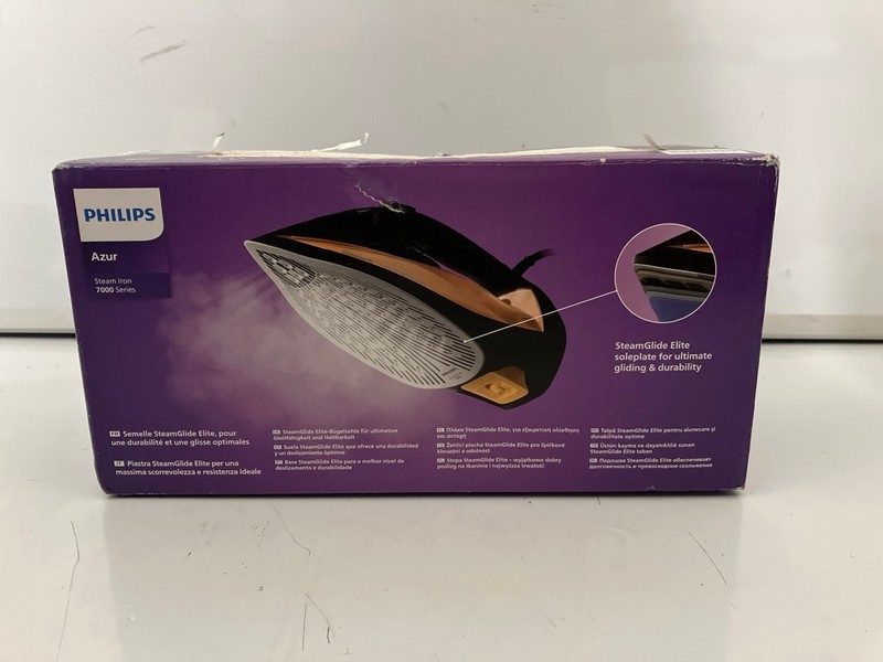 Lot 419  
            Nottingham SR7 – Delivery Only 

                
2 X IRONS INC PHILIPS AZUR 7000 SERIES STEAM IRON - Image 3