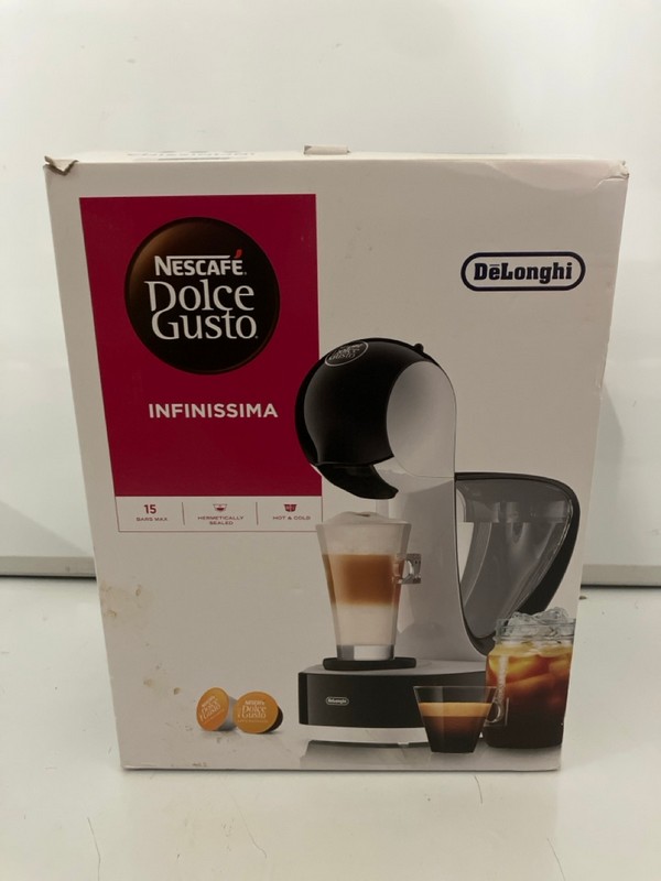 Lot 425  
            Nottingham SR7 – Delivery Only 

                
DELONGHI NESCAFE DOLCE GUSTO INFINISSIMA COFFEE MACHINE