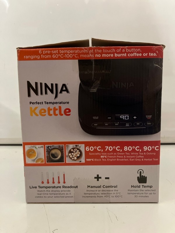 Lot 431  
            Nottingham SR7 – Delivery Only 

                
NINJA 1.7L PERFECT TEMP KETTLE