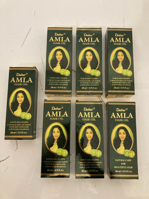 Lot 436  
            Nottingham SR7 – Delivery Only 

                
QTY OF DABUR AMLA HAIR OIL 200ML