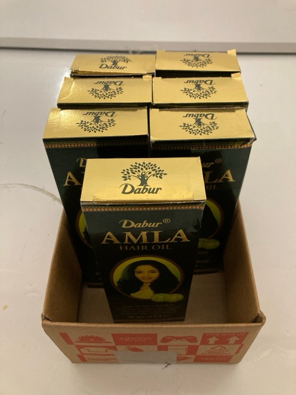 Lot 436  
            Nottingham SR7 – Delivery Only 

                
QTY OF DABUR AMLA HAIR OIL 200ML