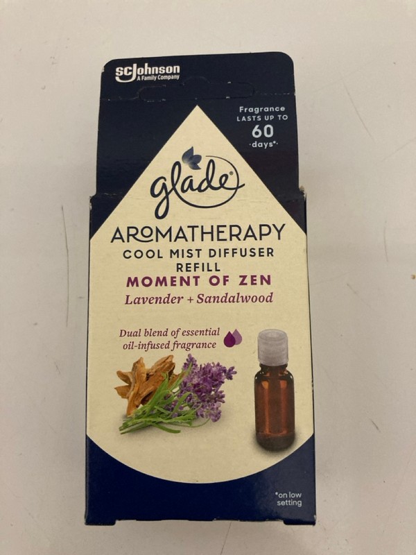 Lot 453  
            Nottingham SR7 – Delivery Only 

                
QTY OF GLADE AROMATHERAPY COOL MIST DIFFUSER REFILLS - Image 2