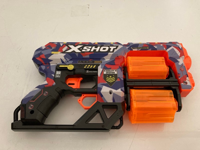 Lot 464  
            Nottingham SR7 – Delivery Only 

                
4 X ZURU XSHOT SKINS DREAD MALICE DART BLASTERS