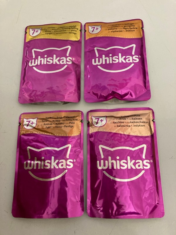 Lot 468  
            Nottingham SR7 – Delivery Only 

                
WHISKAS POULTRY FEASTS CAT FOOD 120 POUCHES BBE:17/10/26