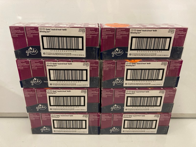 Lot 477  
            Nottingham SR7 – Delivery Only 

                
QTY OF GLADE TOUCH & FRESH REFILLS RELAXING ZEN