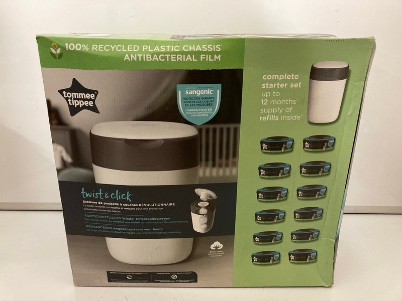 Lot 478  
            Nottingham SR7 – Delivery Only 

                
TOMMEE TIPPEE TWIST & CLICK NAPPY BIN