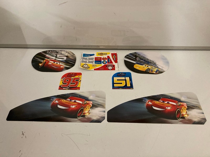 Lot 482  
            Nottingham SR7 – Delivery Only 

                
DISNEY PIXAR CARS CARRERA SPEED ARENA RACE IN A CASE - Image 3