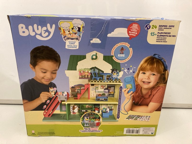 Lot 483  
            Nottingham SR7 – Delivery Only 

                
BLUEY SHOP FOR GROCERIES PLAY SET