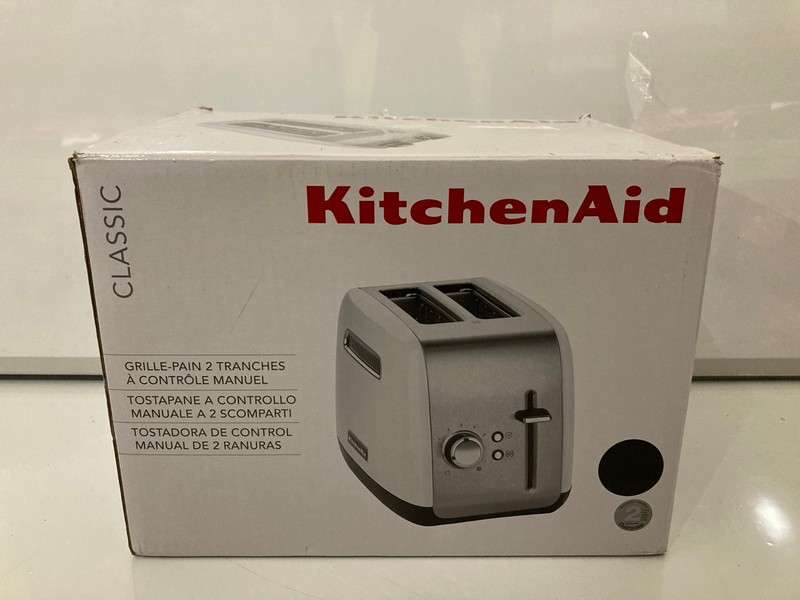 Lot 5  
            Nottingham SR7 – Delivery Only 

                
KITCHENAID CLASSIC 2 SLICE TOASTER ORIGINAL RRP £109.00