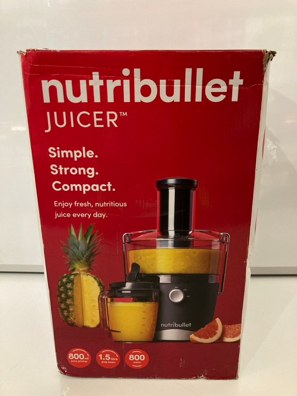 Lot 6  
            Nottingham SR7 – Delivery Only 

                
NUTRIBULLET 1.5L 800W JUICER ORIGINAL RRP £99.99