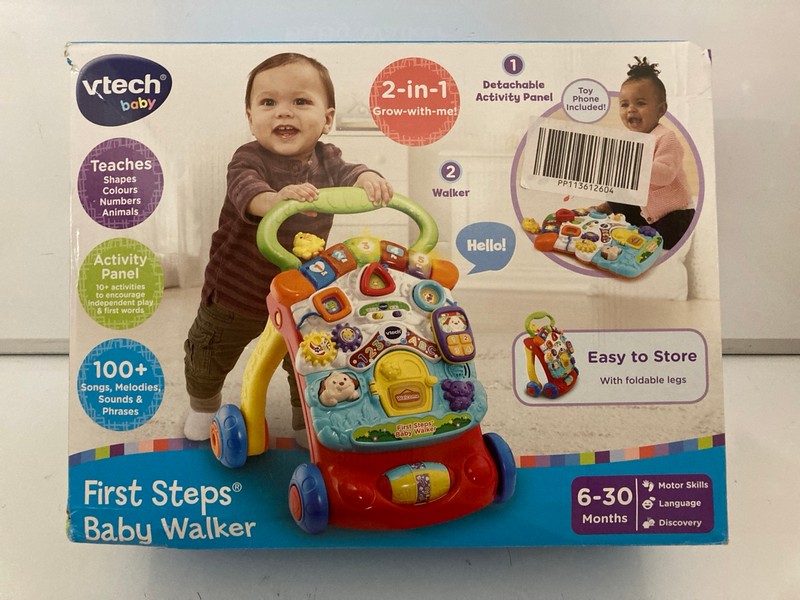 Lot 92  
            Nottingham SR7 – Delivery Only 

                
VTECH BABY FIRST STEPS BABY WALKER