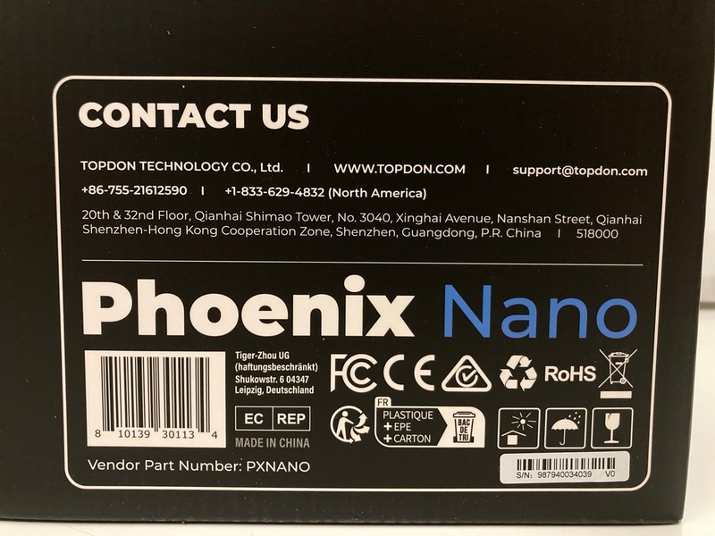 Lot 9  
            Nottingham SR7 – Delivery Only 

                
TOPDON PHOENIX NANO DIAGNOSTICS SYSTEM ORIGINAL RRP £499.00