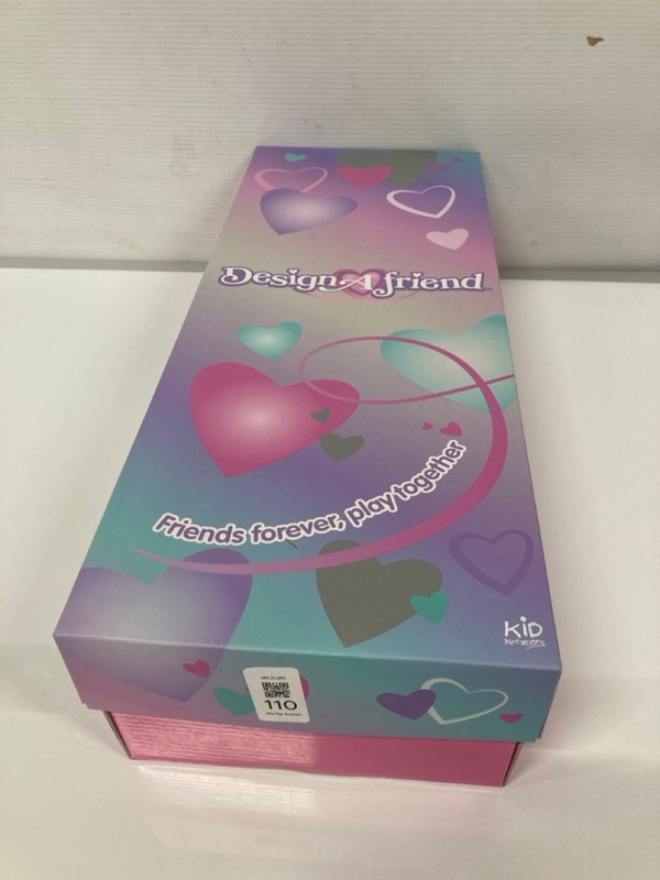 Lot 110  
            Nottingham SR9 - Delivery Only 

                
DESIGN A FRIEND KIDS DOLL