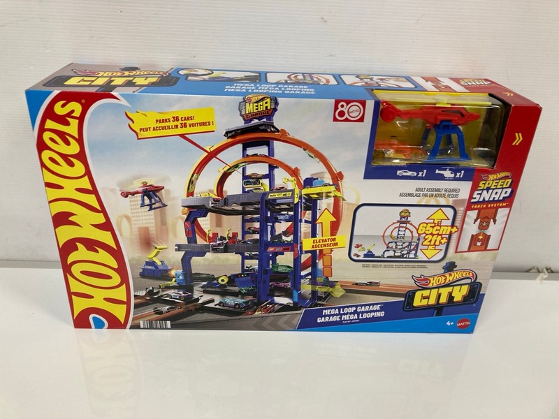 Lot 143  
            Nottingham SR9 - Delivery Only 

                
HOT WHEELS CITY MEGA LOOP GARAGE SET
