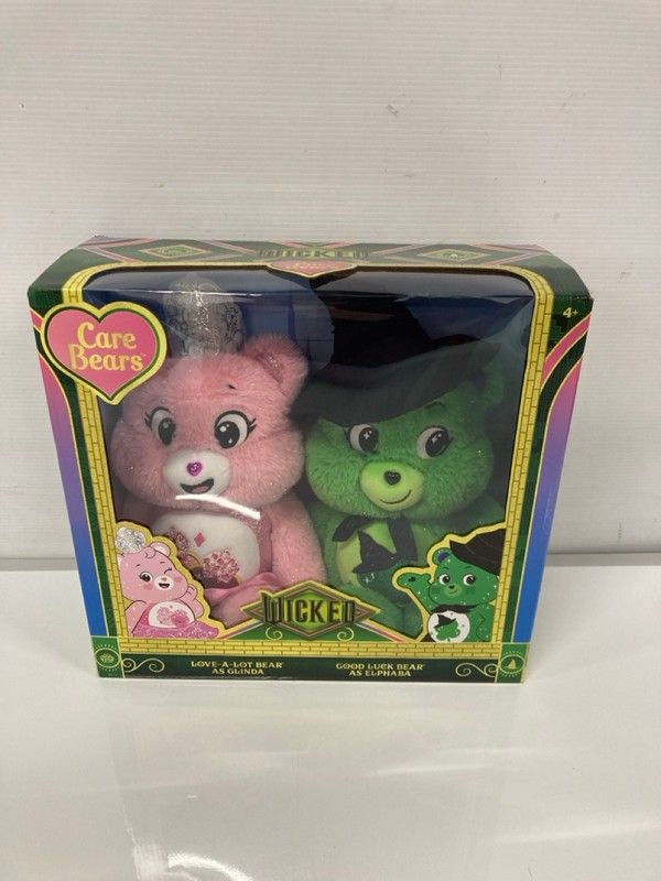Lot 147  
            Nottingham SR9 - Delivery Only 

                
CARE BEARS WICKED GLINDA AND ELPHABA SET