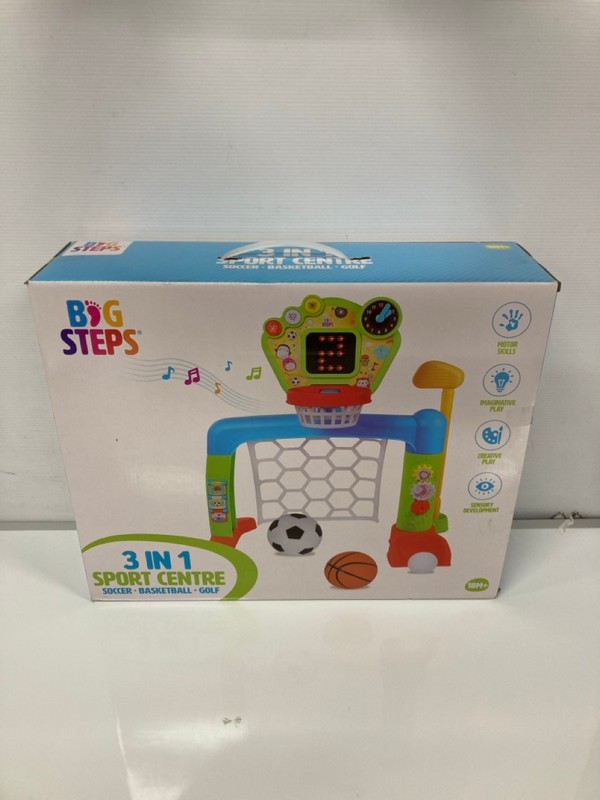 Lot 149  
            Nottingham SR9 - Delivery Only 

                
BIG STEPS 3 IN 1 SPORT CENTRE