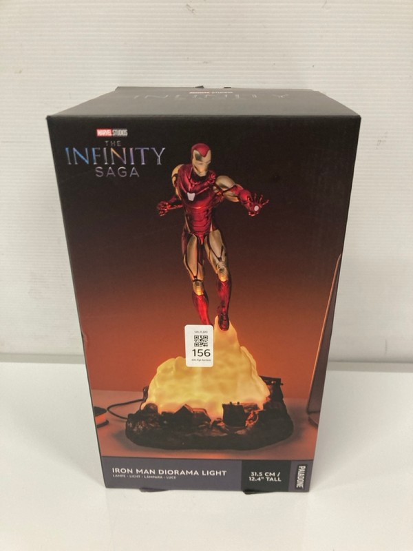 Lot 156  
            Nottingham SR9 - Delivery Only 

                
MARVEL STUDIOS THE INFINITY SAGA IRON MAN DIORAMA LIGHT