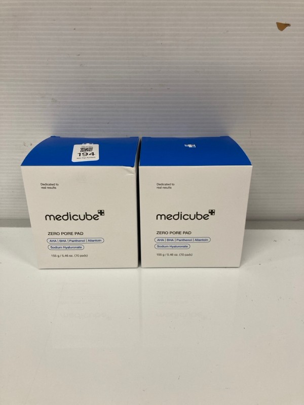 Lot 196  
            Nottingham SR9 - Delivery Only 

                
2 X MEDICUBE ZERO PORE PAD 2.0