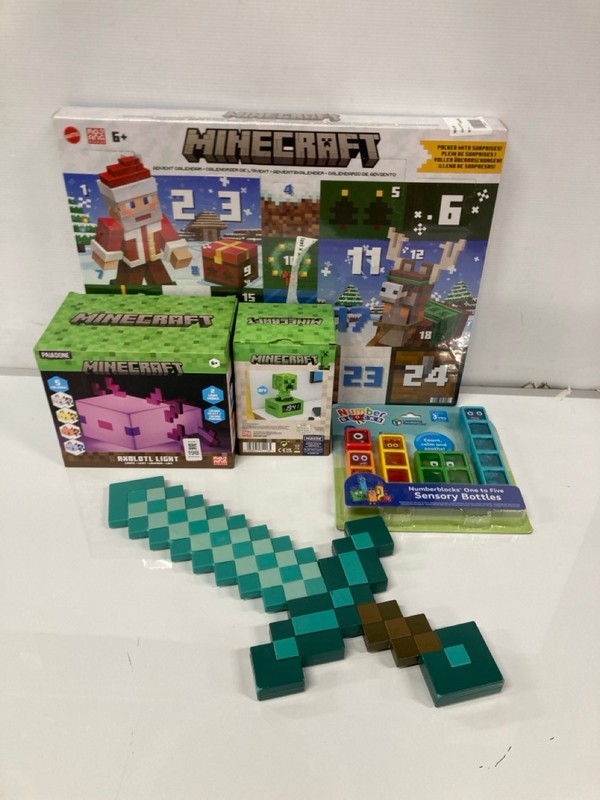 Lot 198  
            Nottingham SR9 - Delivery Only 

                
QTY OF KIDS TOYS INC MINECRAFT AXOLOTL LIGHT