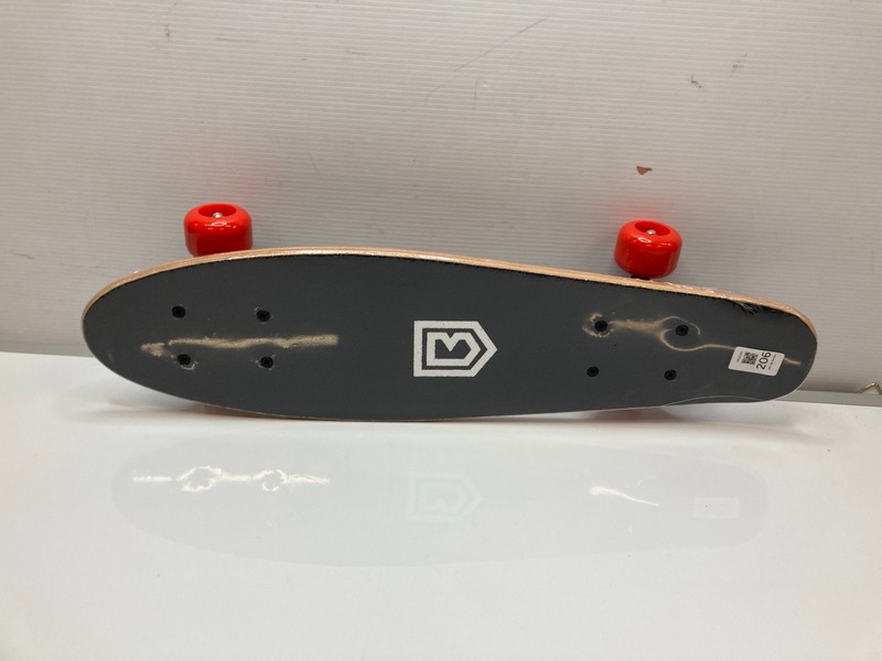Lot 206  
            Nottingham SR9 - Delivery Only 

                
BLACK MINI SKATEBOARD WITH SHARK PATTERN