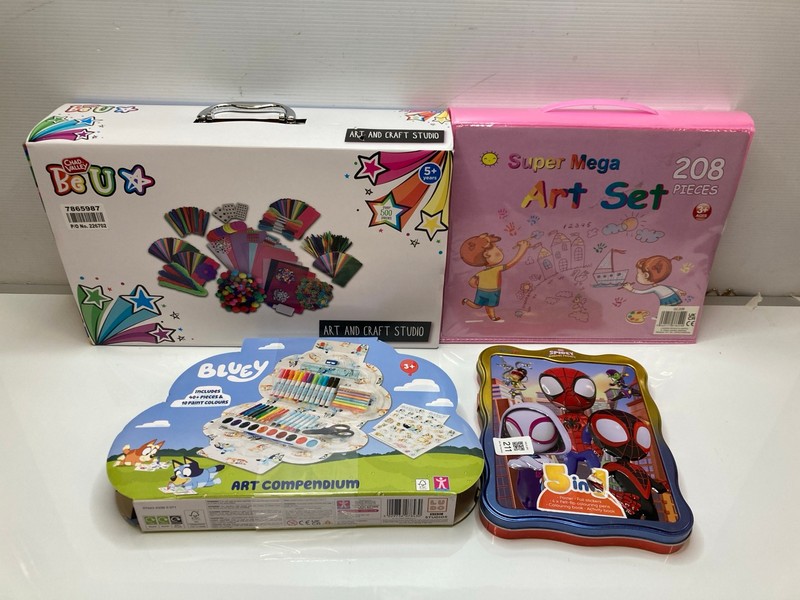 Lot 211  
            Nottingham SR9 - Delivery Only 

                
4 X KIDS TOYS INC BLUEY ART COMPENDIUM