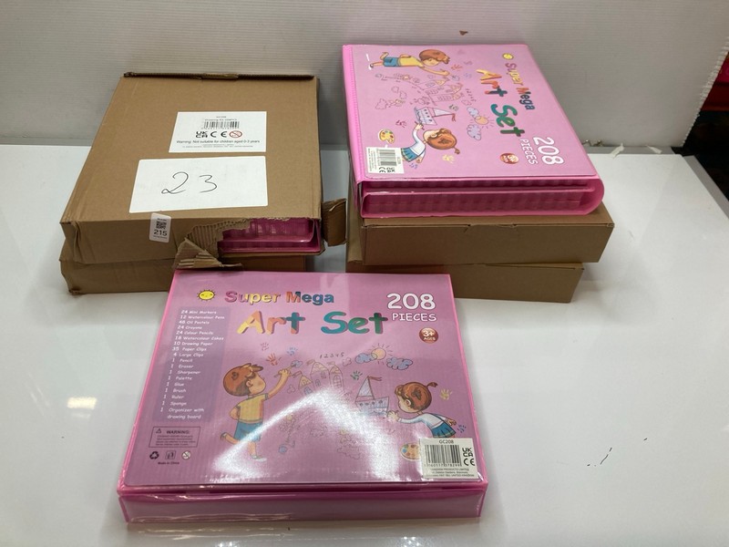 Lot 215  
            Nottingham SR9 - Delivery Only 

                
QTY OF SUPER MEGA ART SETS