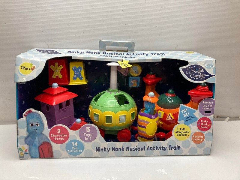 Lot 221  
            Nottingham SR9 - Delivery Only 

                
IN THE NIGHT GARDEN NINKY NONK MUSICAL ACTIVITY TRAIN