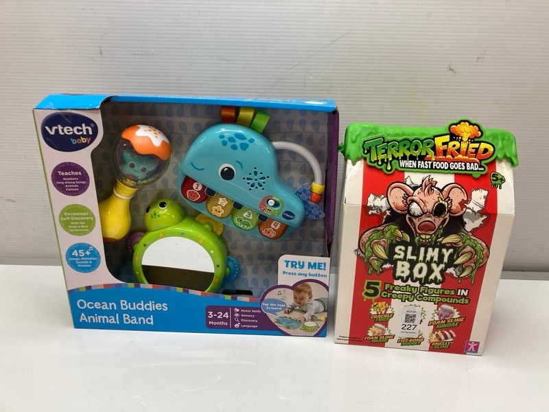 Lot 227  
            Nottingham SR9 - Delivery Only 

                
2 X ITEMS INC VTECH BABY OCEAN BUDDIES ANIMAL BAND