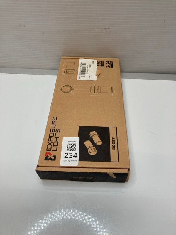 Lot 234  
            Nottingham SR9 - Delivery Only 

                
EXPOSURE LIGHTS BOOST BICYCLE HEADLIGHT