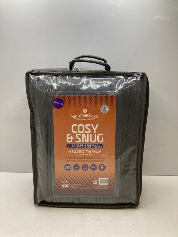 Lot 279  
            Nottingham SR9 - Delivery Only 

                
SLUMBERDOWN COSY & SNUG HEATED THROW