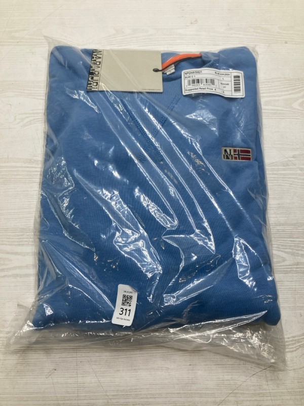 Lot 311  
            Nottingham SR9 - Delivery Only 

                
NAPAPIJRI BURI C1 BLUE SWEATSHIRT UK SIZE L