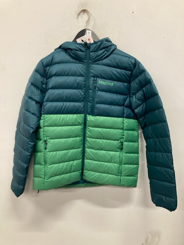 Lot 327  
            Nottingham SR9 - Delivery Only 

                
MARMOT WOMENS HIGHLANDER HOODY TEAL/GREEN COAT UK SIZE M