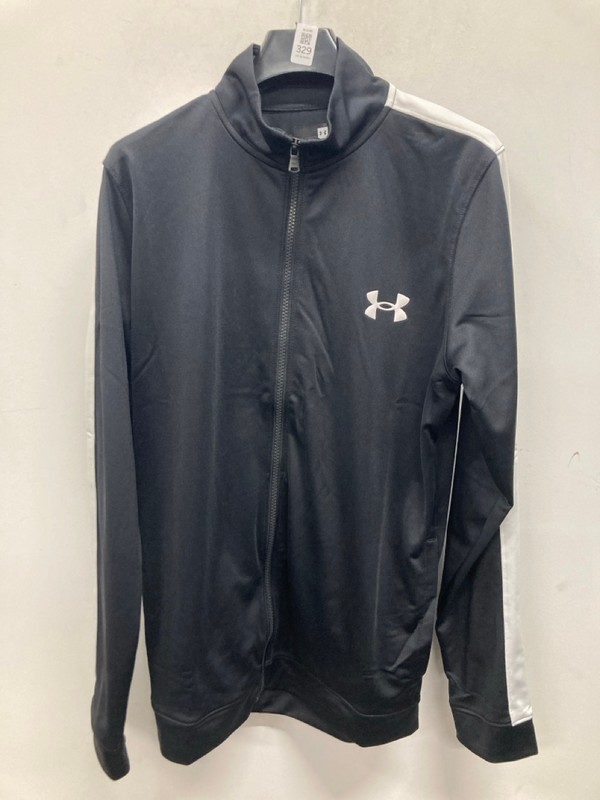 Lot 329  
            Nottingham SR9 - Delivery Only 

                
UNDER ARMOUR BLACK/WHITE ZIP-UP JACKET UK SIZE M
