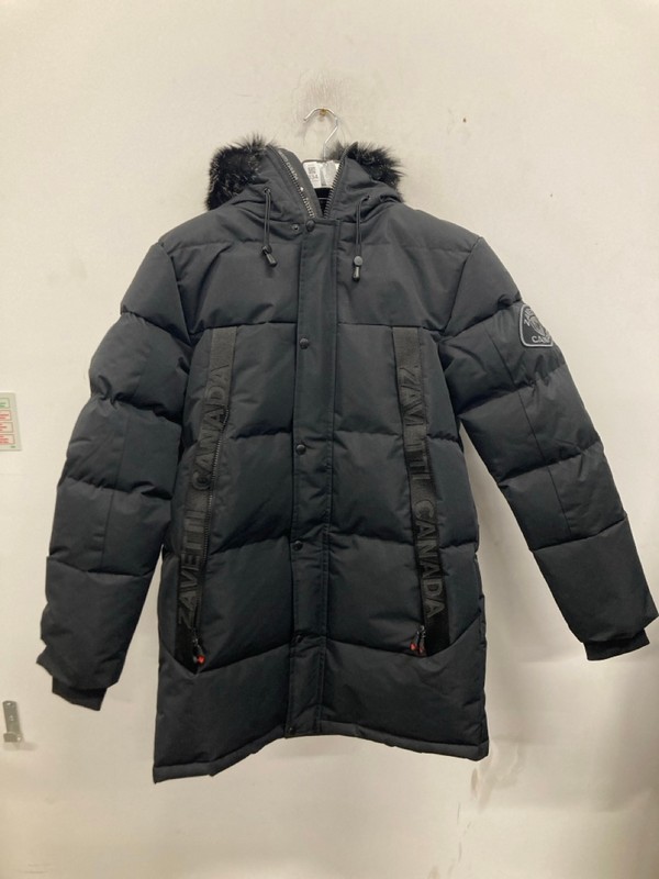 Lot 334  
            Nottingham SR9 - Delivery Only 

                
ZAVETTI CANADA AYLMER SUS LONG BLACK PARKA PUFFER COAT UK SIZE S
