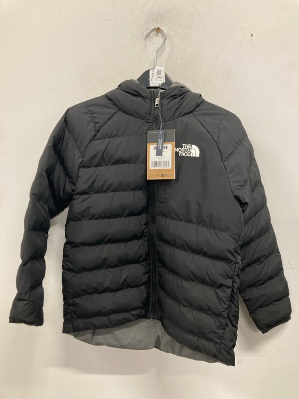 Lot 342  
            Nottingham SR9 - Delivery Only 

                
JUNIOR THE NORTH FACE BLACK PUFFER JACKET UK SIZE 10