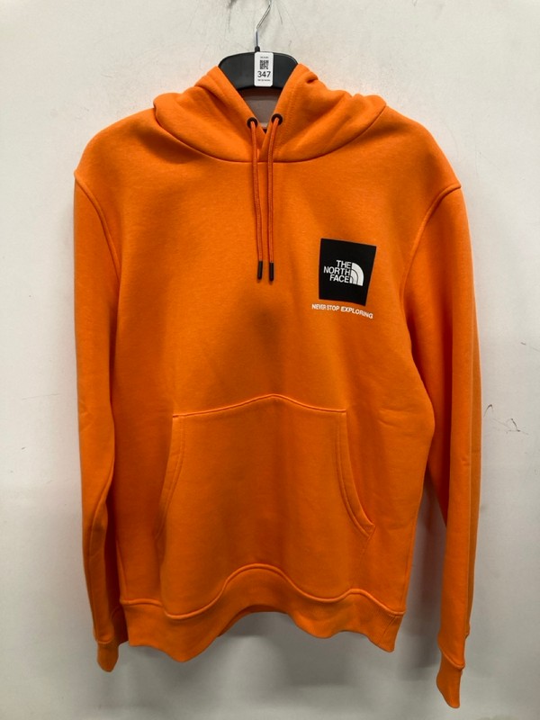 Lot 347  
            Nottingham SR9 - Delivery Only 

                
THE NORTH FACE ORANGE LOGO HOODIE UK SIZE L