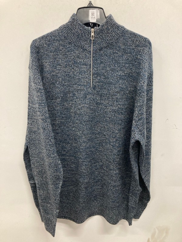Lot 354  
            Nottingham SR9 - Delivery Only 

                
BADRHINO BLUE KNIT 1/2 ZIP SWEATER UK SIZE 2XL