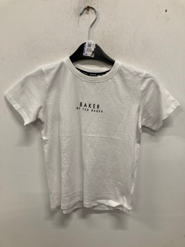 Lot 355  
            Nottingham SR9 - Delivery Only 

                
KIDS TED BAKER WHITE LOGO T-SHIRT UK SIZE 5-6 YEARS